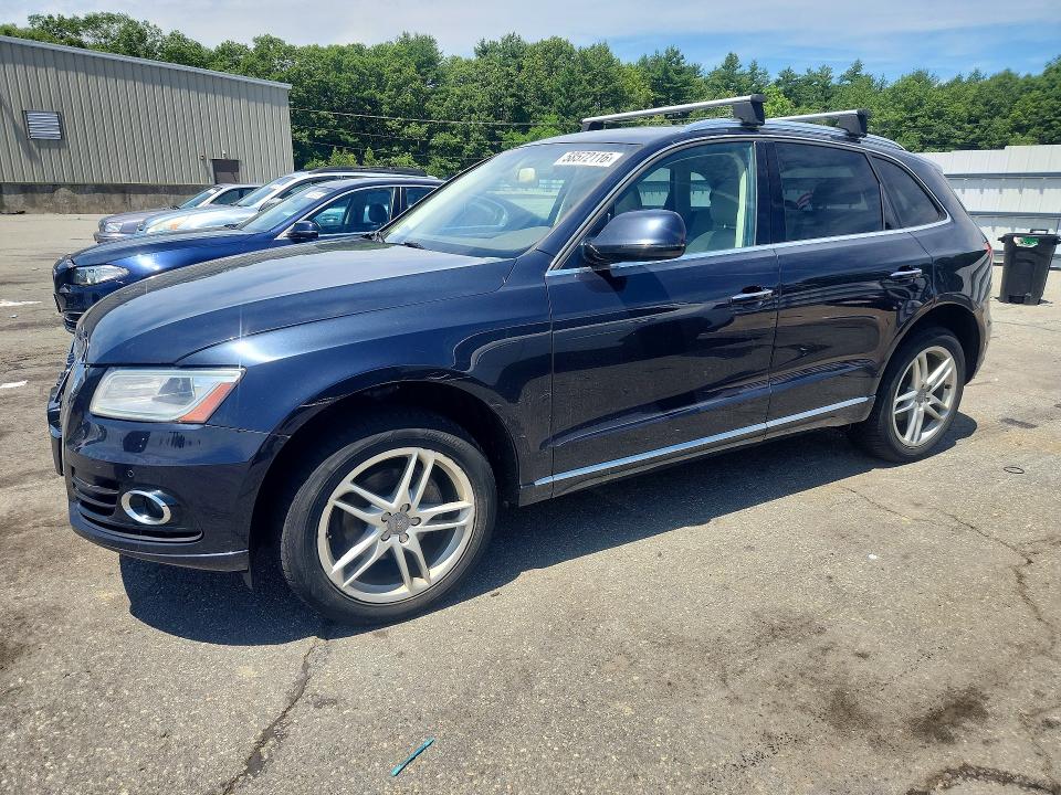 2016 Audi Q5 VIN WA1L2AFP5GA104421 COPART salvage auction — FRONT END, Ri - Salvage Certificate Of Title, sold $2,350 on 2026-07-28 (photo 1)