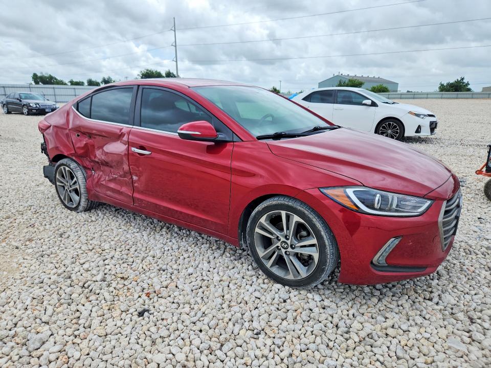 2017 Hyundai VIN KMHD84LF6HU333143 COPART salvage auction — REAR END, Tx - Salvage Vehicle Title, sold $90 on 2026-07-23 (photo 4)