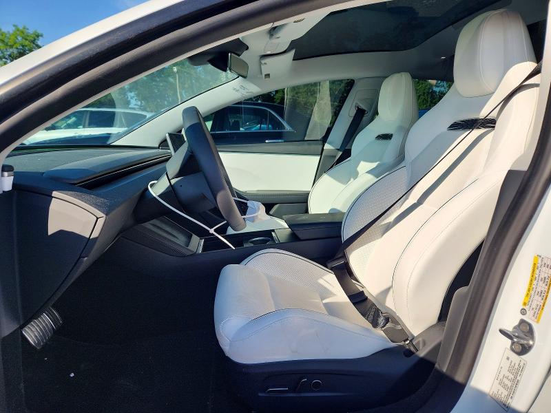 2025 Tesla Model 3 VIN 5YJ3E1ET1SF961069 COPART salvage auction — FRONT END, Md - Cert Of Salvage < 75% Damage, sold $15,700 on 2026-07-21 (photo 7)