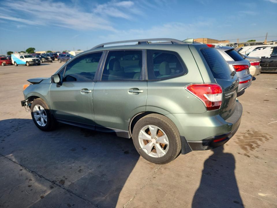 2016 Subaru Forester VIN JF2SJABC7GH440751 COPART salvage auction — FRONT END, Tx - Salvage Vehicle Title, sold $600 on 2026-07-02 (photo 2)