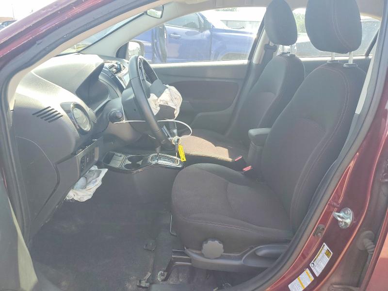 2022 Mitsubishi Mirage VIN ML32FUFJ8NHF08262 COPART salvage auction — FRONT END, Fl - Certificate Of Destruction, sold $1,550 on 2026-07-30 (photo 7)