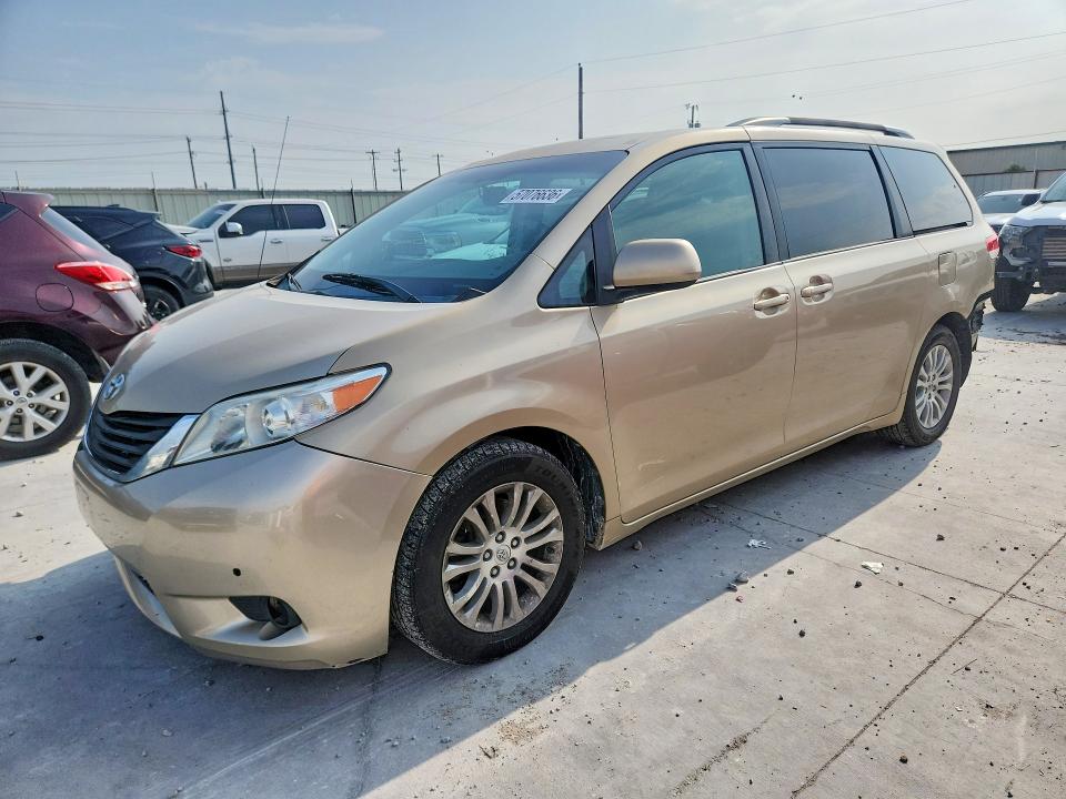 2012 Toyota VIN 5TDYK3DC6CS238892 COPART salvage auction — FRONT END, TX - SALVAGE VEHICLE TITLE, sold $1,850 on 2026-07-24 (photo 1)