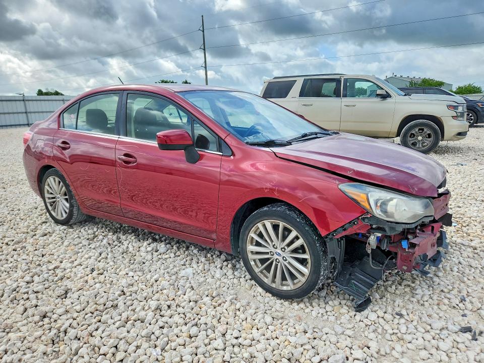 2016 Subaru Impreza VIN JF1GJAF67GH013732 COPART salvage auction — FRONT END, Tx - Salvage Vehicle Title, sold $70 on 2026-07-23 (photo 4)
