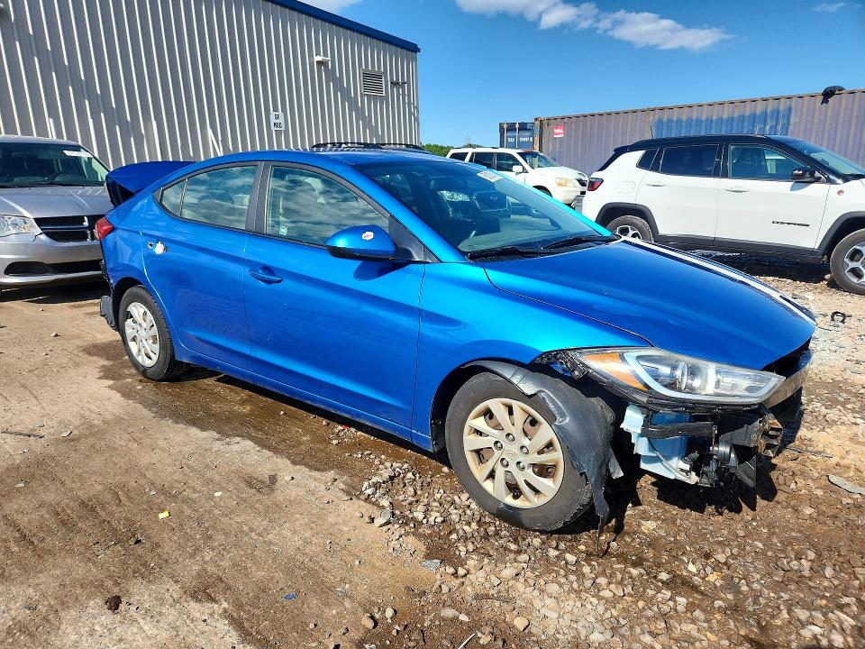 2017 Hyundai VIN KMHD74LF3HU082875 COPART salvage auction — REAR END, Salvage Title, sold $800 on 2026-07-20 (photo 4)