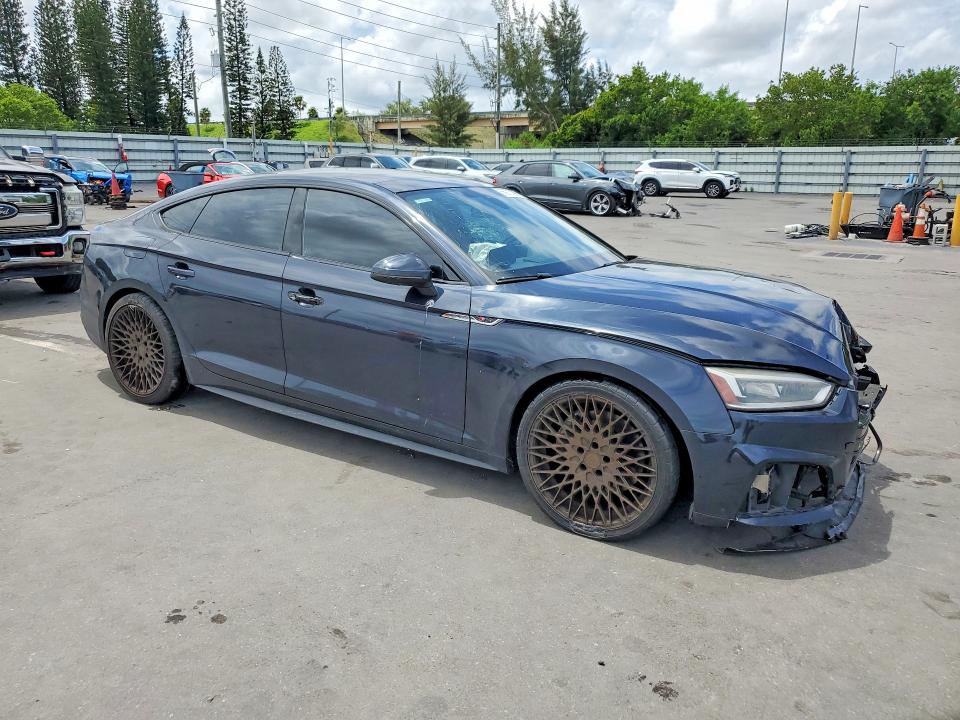 2018 Audi A5 VIN WAUFNCF57JA041766 COPART salvage auction — FRONT END, Fl - Cert Of Title Slvg Rebuildable, sold $1,900 on 2026-07-15 (photo 4)