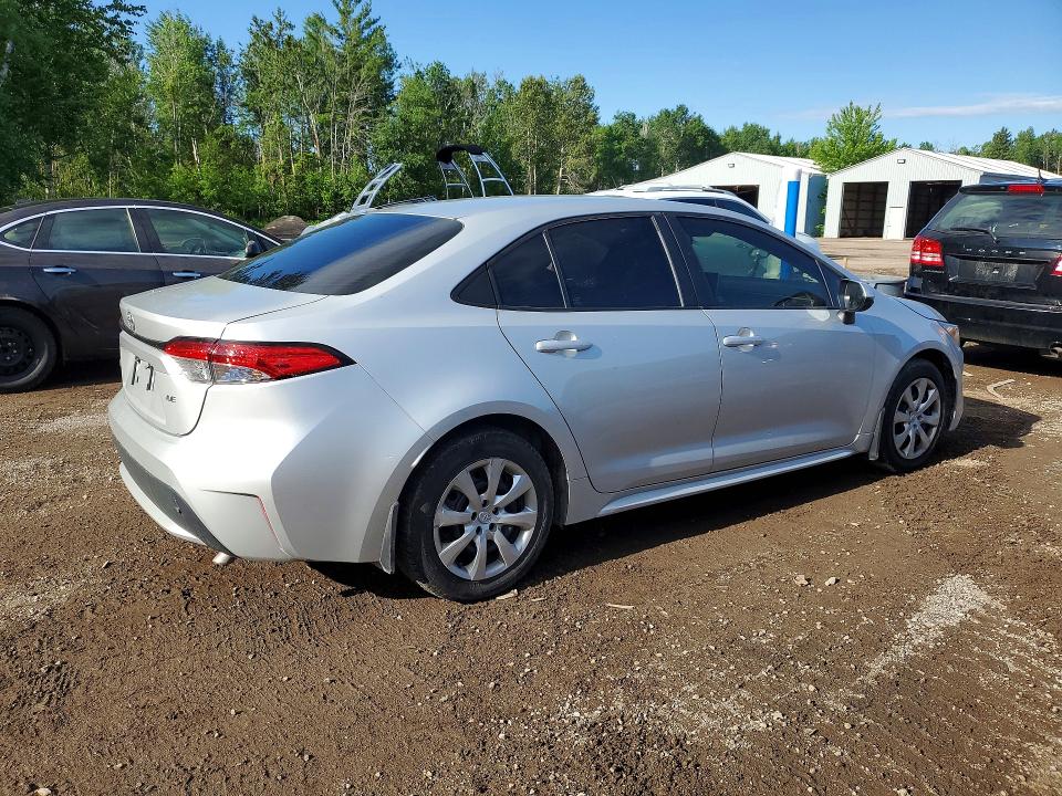 2020 Toyota Corolla VIN 5YFBPRBE9LP035986 COPART salvage auction — SIDE, On - Permit Salvage, sold $6,700 on 2026-07-09 (photo 3)
