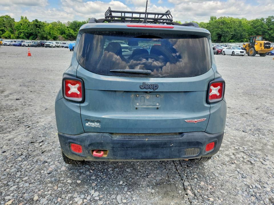 2016 Jeep Renegade VIN ZACCJBCT1GPD48048 COPART salvage auction — FRONT END, Ga - Cert Of Title-Salvage, sold $600 on 2026-07-16 (photo 6)