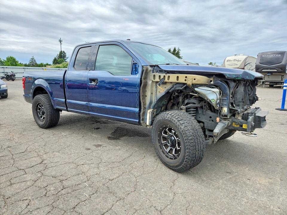 2018 Ford F-150 VIN 1FTEX1EP0JKD58332 COPART salvage auction — FRONT END, Or - Salvage Title Certificate, sold $5,500 on 2026-07-27 (photo 4)