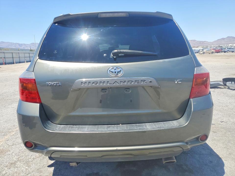2008 Toyota Highlander VIN JTEDS43A182001810 COPART salvage auction — FRONT END, Nv - Salvage Title, sold $650 on 2026-07-28 (photo 6)