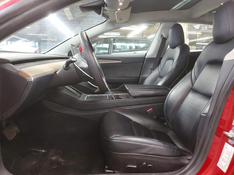 2022 Tesla Model 3 VIN 5YJ3E1EA9NF368840 COPART salvage auction — REAR END, Il - Salvage Certificate, sold $4,600 on 2026-07-15 (photo 7)