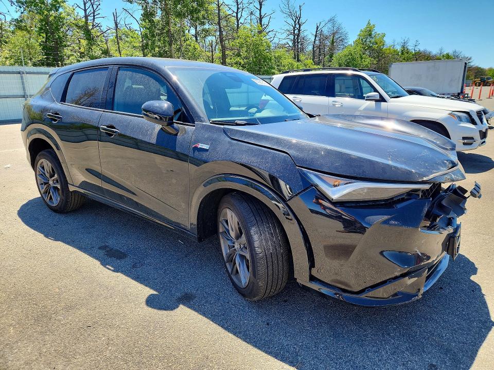 2025 Acura Adx VIN 3HDSA2H58SM710442 COPART salvage auction — FRONT END, NY - MV-907A SALVAGE CERTIFICATE, sold $7,400 on 2026-07-20 (photo 4)