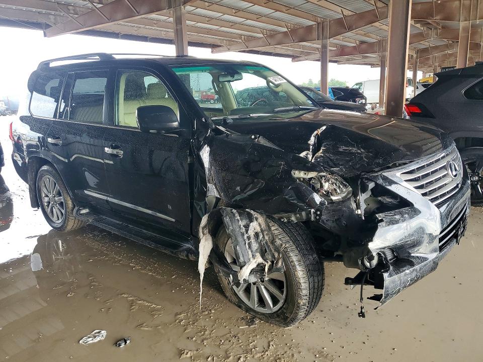2010 Lexus Lx VIN JTJHY7AX4A4054926 COPART salvage auction — FRONT END, Tx - Salvage Vehicle Title, sold $14,200 on 2026-07-10 (photo 4)