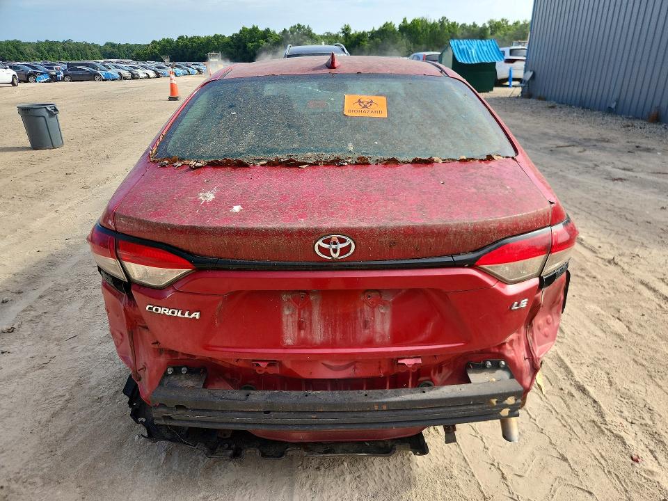 2020 Toyota Corolla VIN 5YFEPRAE1LP126023 COPART salvage auction — FRONT END, Fl - Certificate Of Title, sold $3,950 on 2026-07-09 (photo 6)