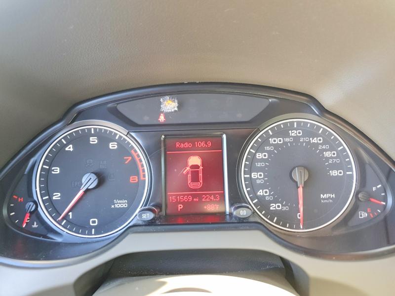 2010 Audi Q5 VIN WA1CKAFP7AA080159 COPART salvage auction — FRONT END, FL - CERT OF TITLE SLVG REBUILDABLE, sold $575 on 2026-07-15 (photo 9)