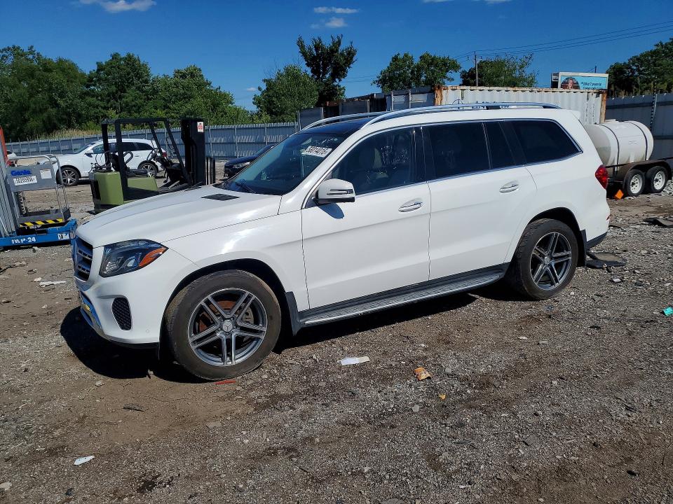 2017 Mercedes-benz Gls-klasse VIN 4JGDF6EE7HA789269 COPART salvage auction — MINOR DENT/SCRATCHES, Il - Certificate Of Title, sold $7,400 on 2026-07-29 (photo 1)