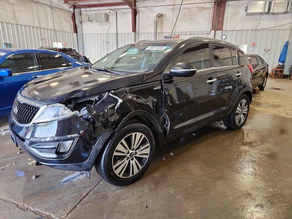 2016 Kia Sportage VIN KNDPCCAC8G7817167 COPART salvage auction — FRONT END, Wi - Junked Vehicle Bill Of Sale, sold $1,350 on 2026-07-20 (photo 1)