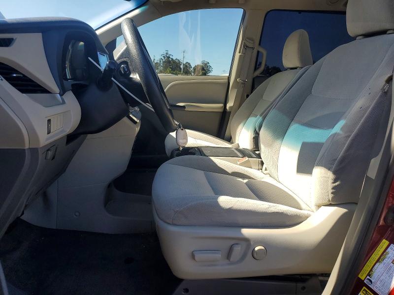 2015 Toyota Sienna VIN 5TDKK3DC8FS535110 COPART salvage auction — FRONT END, Ca - Salvage Certificate, sold $3,350 on 2026-07-13 (photo 7)