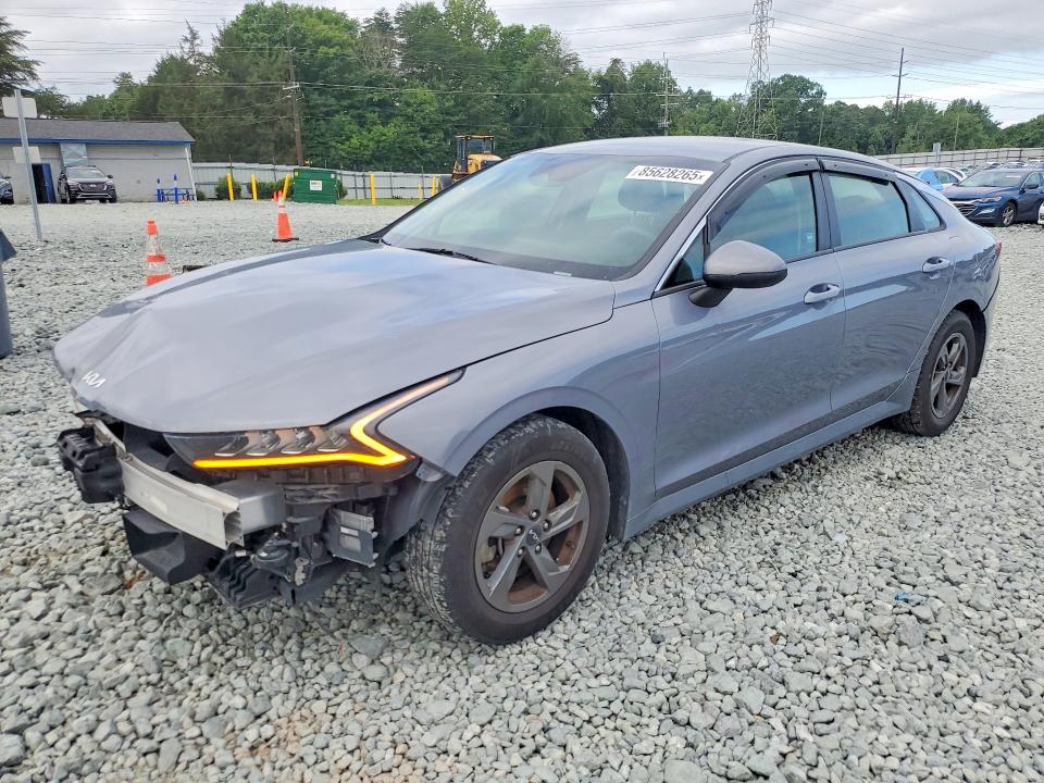 2022 Kia K5 VIN 5XXG24J22NG119514 COPART salvage auction — FRONT END, NC - DLR ONLY-CLEAN/OVER 25% DAMAGE (P), sold $3,300 on 2026-07-08 (photo 1)