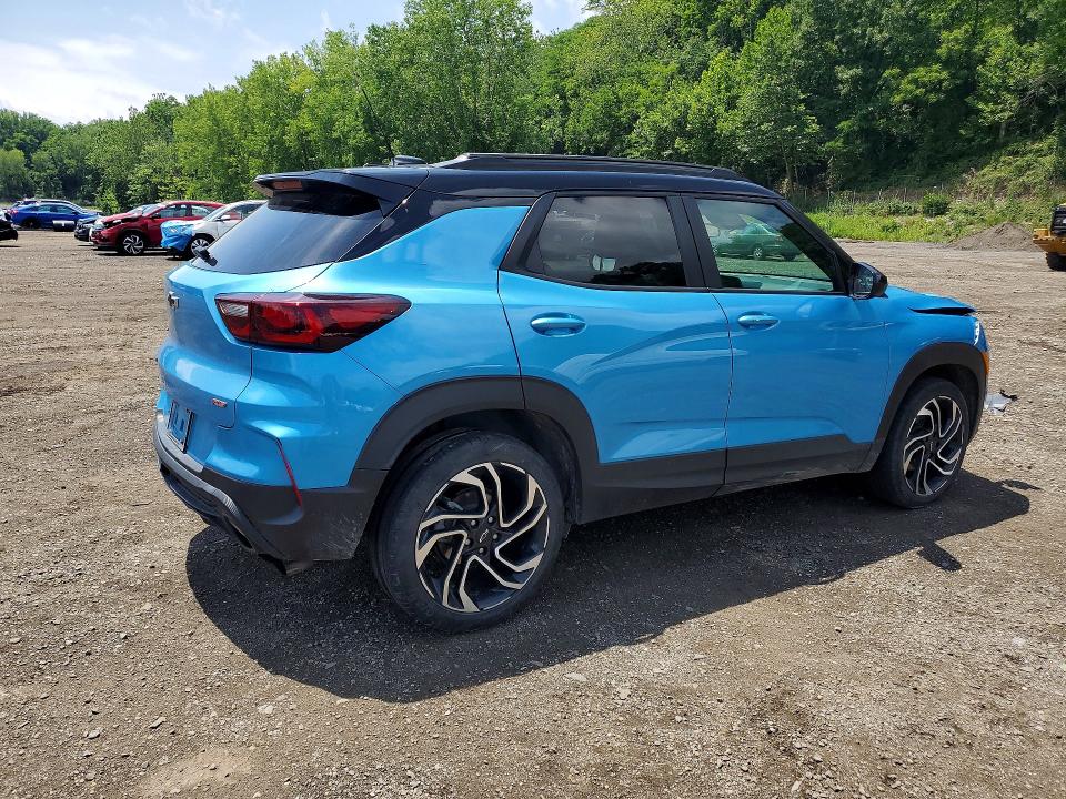 2025 Chevrolet Trailblazer VIN KL79MUSL1SB092086 COPART salvage auction — FRONT END, Ny - Mv-907A Salvage Certificate, sold $6,200 on 2026-07-23 (photo 3)
