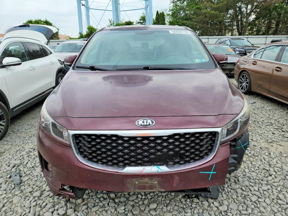 2015 Kia SEDONA VIN KNDMC5C12F6022985 COPART salvage auction — FRONT END, Nj - Cert Of Title-Salvage, sold $1,850 on 2026-07-08 (photo 5)