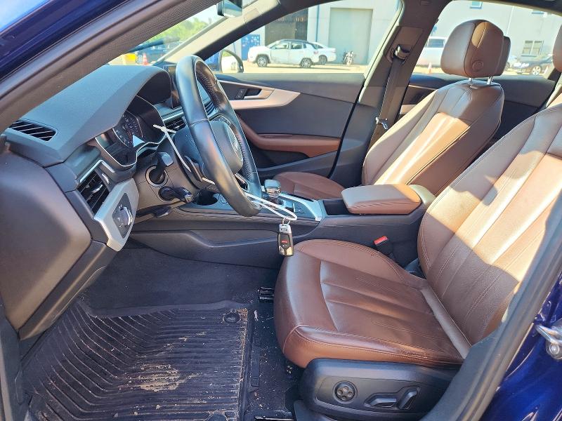 2018 Audi A4 VIN WAUENAF40JA062269 COPART salvage auction — FRONT END, Nj - Cert Of Title-Salvage, sold $4,200 on 2026-07-27 (photo 7)