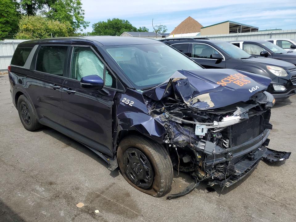 2025 Kia Carnival VIN KNDNB5K38S6462777 COPART salvage auction — FRONT END, Nj - Cert Of Title-Salvage, sold $7,200 on 2026-07-30 (photo 4)