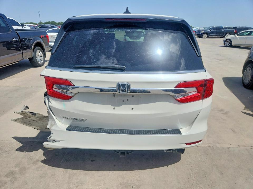 2018 Honda Odyssey VIN 5FNRL6H77JB022504 COPART salvage auction — REAR END, Tx - Salvage Vehicle Title, sold $7,200 on 2026-07-30 (photo 6)