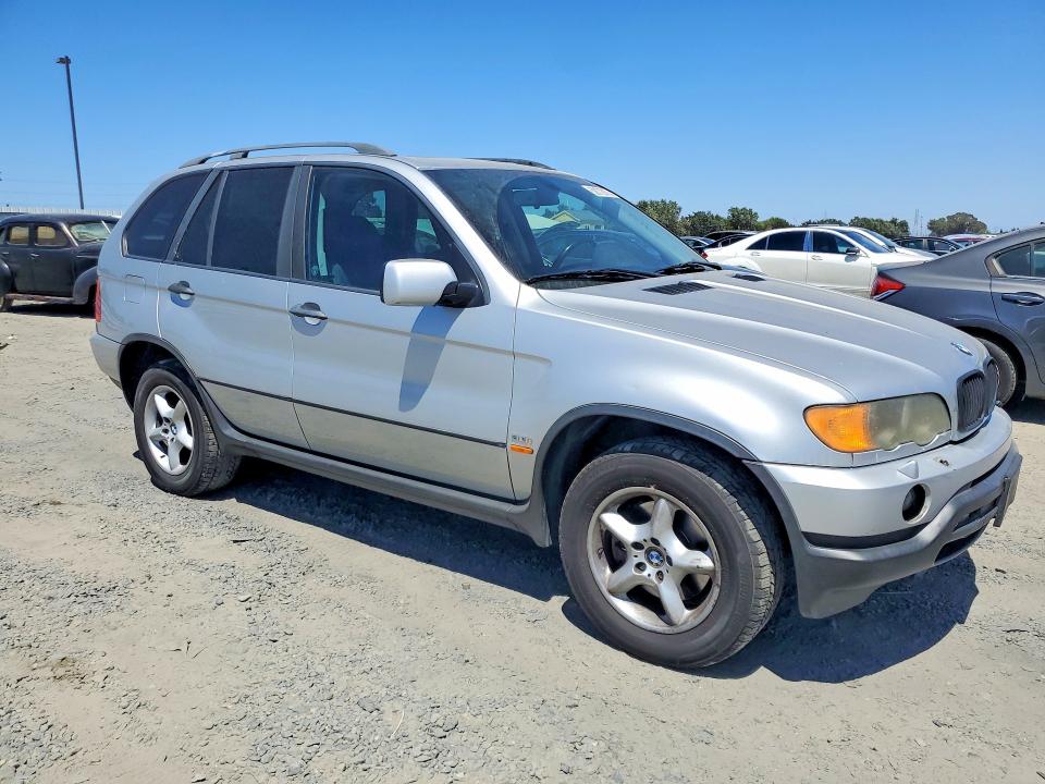 2001 BMW X5 VIN WBAFA53541LM88538 COPART salvage auction — FRONT END, Ca - Salvage Certificate, sold $400 on 2026-07-14 (photo 4)