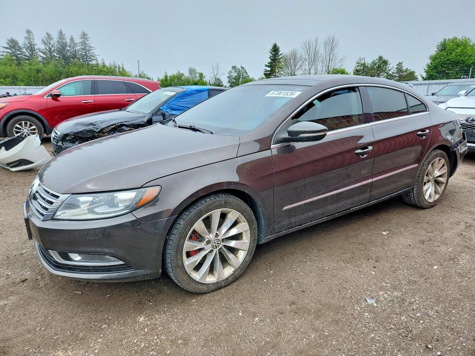 2013 Volkswagen Passat cc VIN WVWRN7AN6DE516108 COPART salvage auction — REAR END, On - Permit Salvage, sold $400 on 2026-08-18 (photo 1)