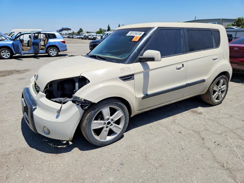 2010 Kia Soul VIN KNDJT2A22A7151471 COPART salvage auction — FRONT END, CA - SALVAGE CERTIFICATE, sold $525 on 2026-07-17 (photo 1)