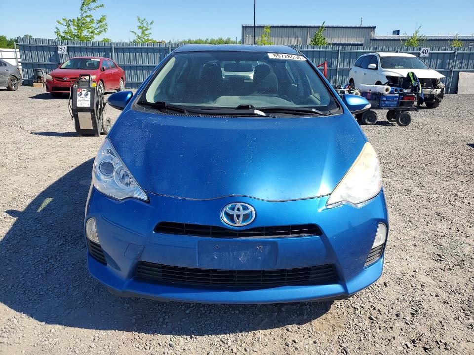 2014 Toyota VIN JTDKDTB37E1572593 COPART salvage auction — REAR END, On - Permit No Brand - Unfit, sold $725 on 2026-07-02 (photo 5)