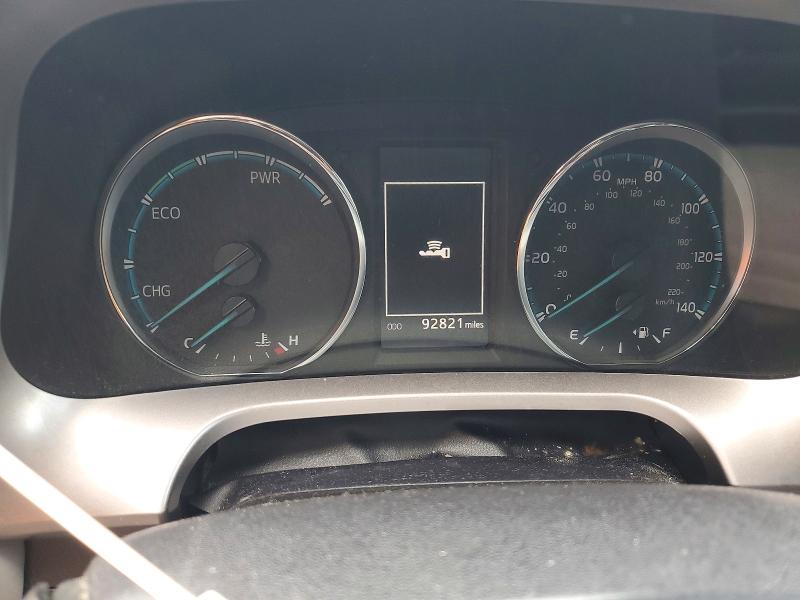 2018 Toyota VIN JTMDJREV2JD243083 COPART salvage auction — WATER/FLOOD, Sc - Cert Of Title-Salvage Water, sold $6,800 on 2026-07-20 (photo 9)