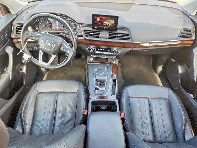 2020 Audi Q5 VIN WA1ANAFY0L2058993 COPART salvage auction — WATER/FLOOD, Tx - Salvage Title-Flood Damage, sold $7,800 on 2026-07-23 (photo 8)