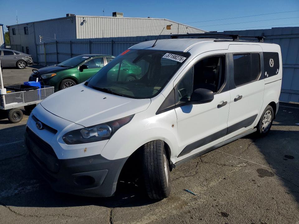 2014 Ford Transit connect VIN NM0GS9E74E1133068 COPART salvage auction — FRONT END, Ca - Salvage Certificate, sold $500 on 2026-07-08 (photo 1)