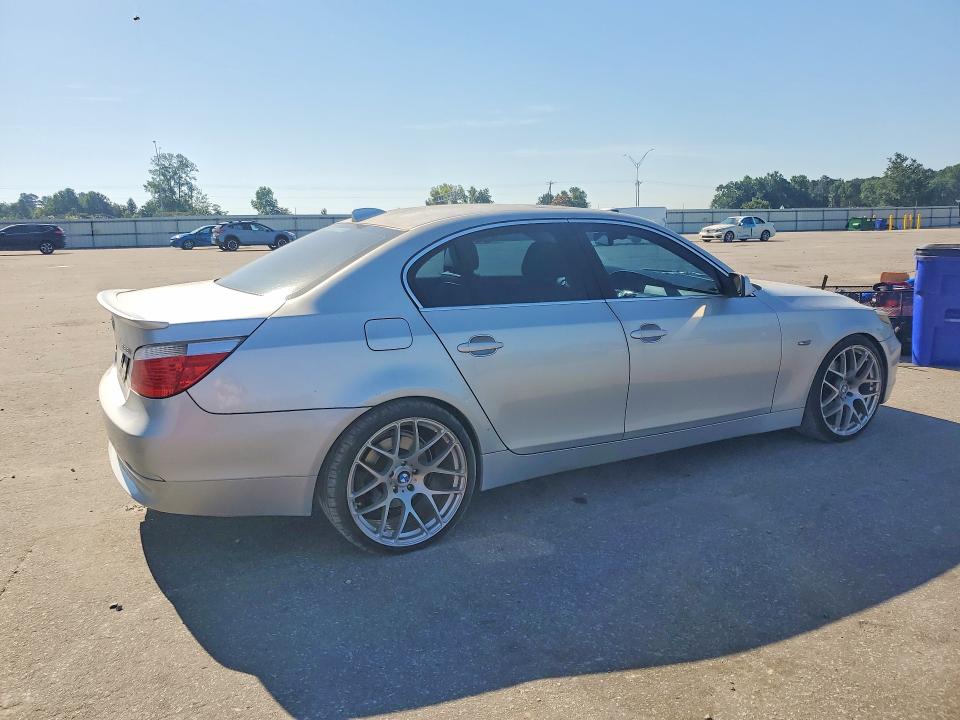 2007 BMW 5er VIN WBANE535X7CW65201 COPART salvage auction — SIDE, Nc - Salvage Certificate Of Title, sold $275 on 2026-07-16 (photo 3)