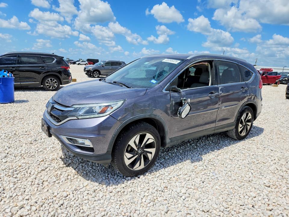 2016 Honda VIN 5J6RM3H93GL016485 COPART salvage auction — REAR END, Tx - Salvage Vehicle Title, sold $4,800 on 2026-07-02 (photo 1)