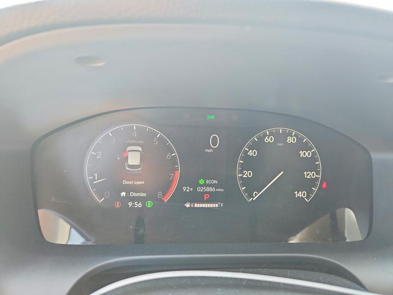 2025 Honda Hr-v VIN 3CZRZ1H39SM750556 COPART salvage auction — MINOR DENT/SCRATCHES, Fl - Certificate Of Destruction, sold $14,800 on 2026-07-30 (photo 9)