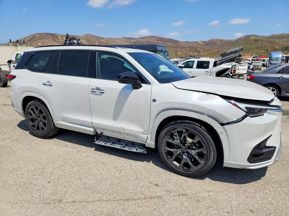 2024 Lexus Tx VIN 5TDABAB6XRS001835 COPART salvage auction — FRONT END, Ca - Salvage Certificate, sold $17,300 on 2026-07-28 (photo 4)