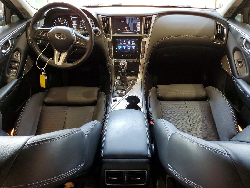 2019 Infiniti VIN JN1EV7AR6KM592323 COPART salvage auction — WATER/FLOOD, TX - SALVAGE TITLE-FLOOD DAMAGE (P), sold $7,300 on 2026-07-20 (photo 8)