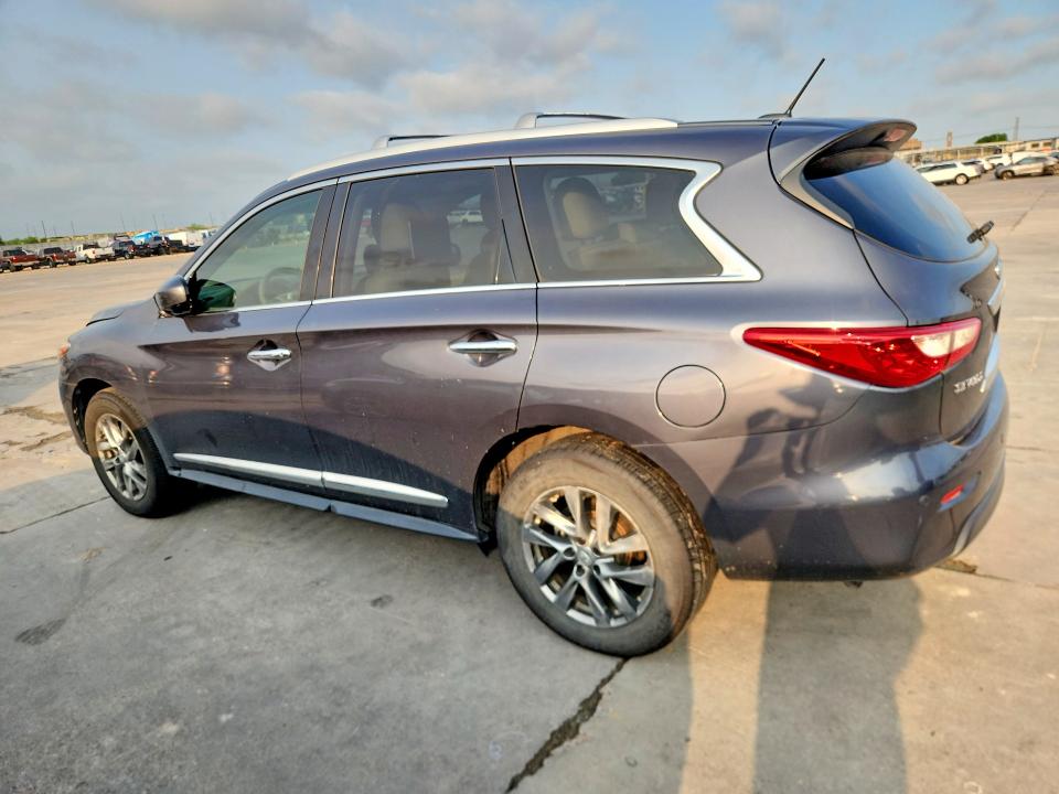 2013 Infiniti Jx35 VIN 5N1AL0MM0DC335476 COPART salvage auction — NORMAL WEAR, Tx - Cert Of Title-Rebuilt Salvage (P), sold $175 on 2026-07-09 (photo 2)