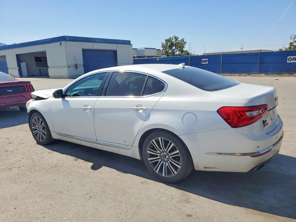 2014 Kia Cadenza VIN KNALN4D73E5137681 COPART salvage auction — FRONT END, Tx - Salvage Vehicle Title, sold $1,300 on 2026-07-10 (photo 2)