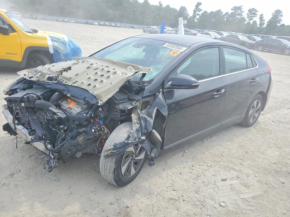 2019 Hyundai Ioniq VIN KMHC75LC0KU106015 COPART salvage auction — FRONT END, Va - Cert Of Title - Salvage, sold $125 on 2026-07-07 (photo 1)
