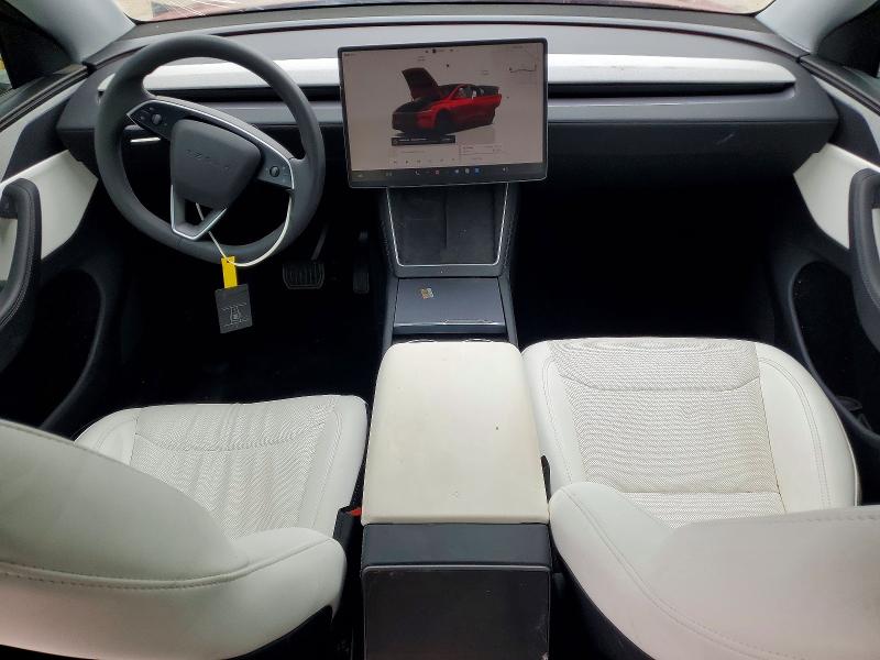 2026 Tesla Model y VIN 7SAYGDEE8TF431706 COPART salvage auction — FRONT END, Tx - Dis/Dlr/Exp Only Salvage Title, sold $15,500 on 2026-07-27 (photo 8)