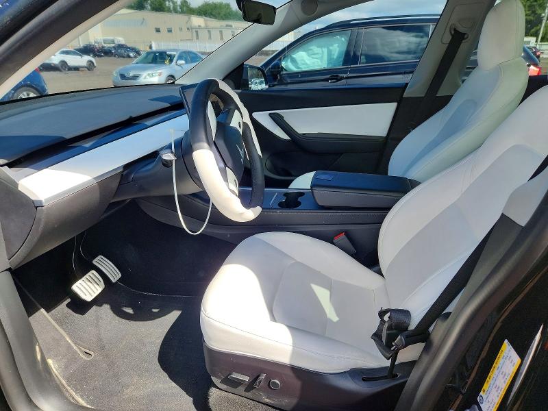 2022 Tesla Model y VIN 7SAYGDEF0NF397580 COPART salvage auction — FRONT END, Ct - Cert Of Title-Salvage, sold $4,100 on 2026-07-24 (photo 7)