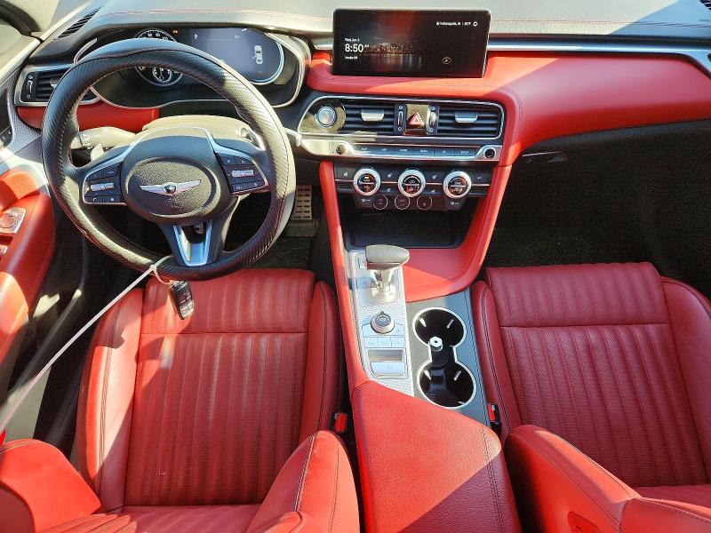 2023 Genesis G70 VIN KMTG54TE1PU127732 COPART salvage auction — SIDE, In - Cert Of Title-Salvage Title, sold $20,400 on 2026-07-31 (photo 8)