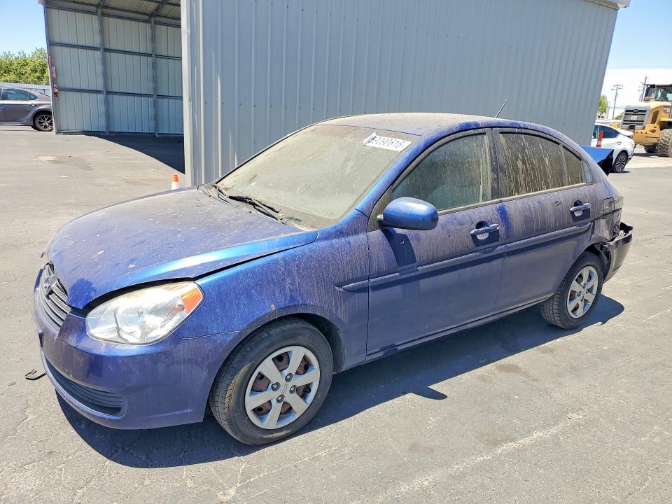 2011 Hyundai Accent VIN KMHCN4AC0BU613127 COPART salvage auction — REAR END, Ca - Salvage Certificate, sold $350 on 2026-07-09 (photo 1)