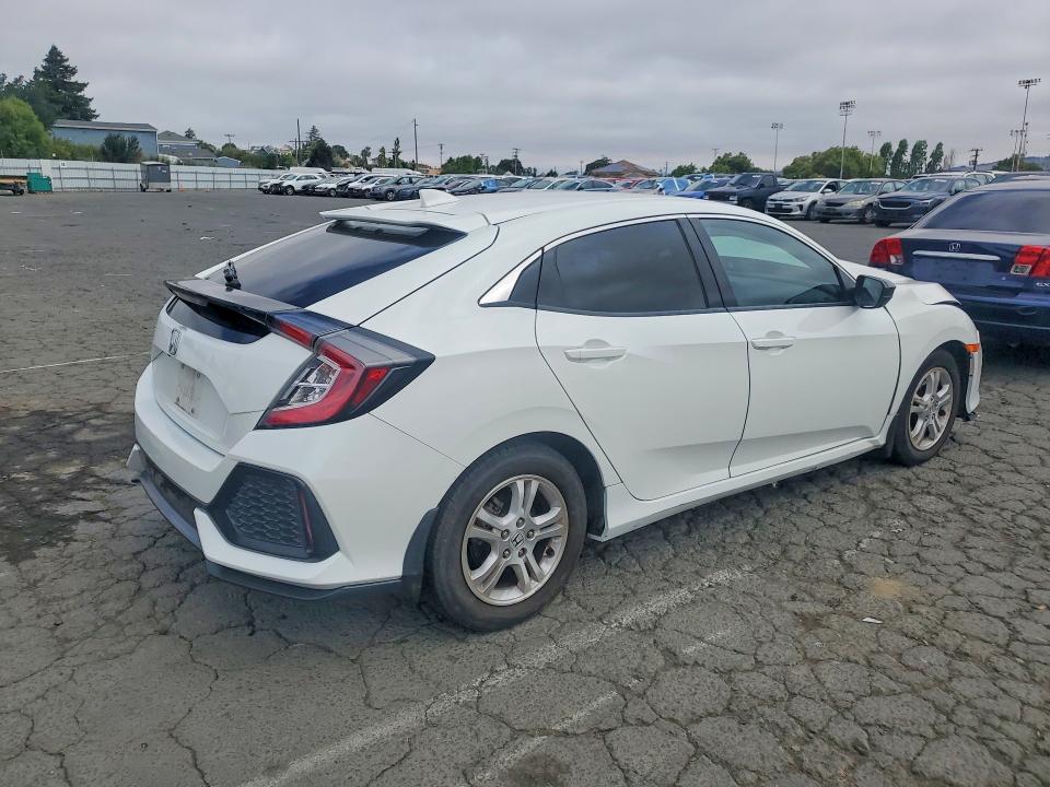 2017 Honda Civic VIN SHHFK7H2XHU202066 COPART salvage auction — FRONT END, Ca - Salvage Certificate, sold $1,900 on 2026-07-17 (photo 3)