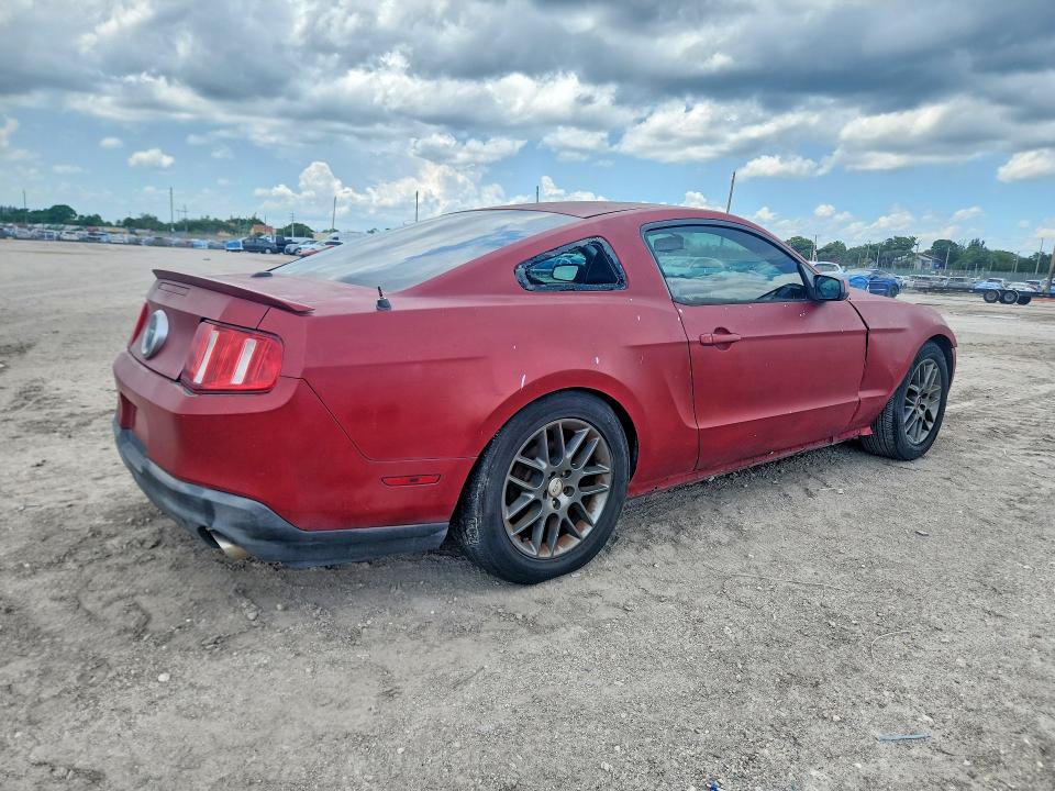 2010 Ford Mustang VIN 1ZVBP8CH0A5162099 COPART salvage auction — FRONT END, Fl - Certificate Of Title, sold $450 on 2026-07-09 (photo 3)