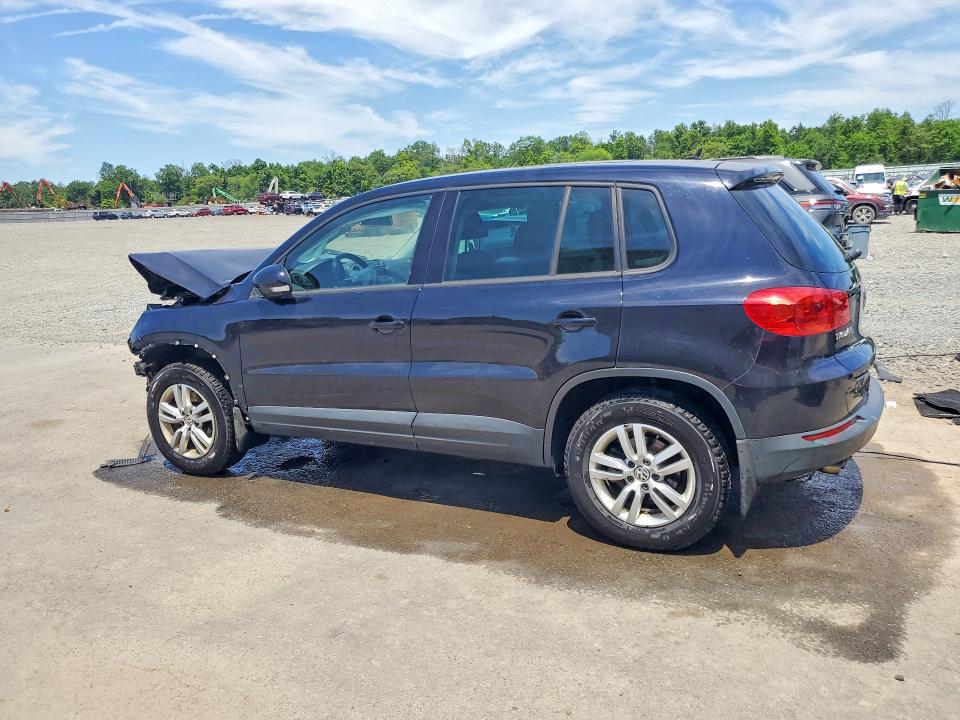 2013 Volkswagen Tiguan VIN WVGBV3AX2DW597397 COPART salvage auction — FRONT END, Nj - Cert Of Title-Salvage, sold $375 on 2026-07-14 (photo 2)