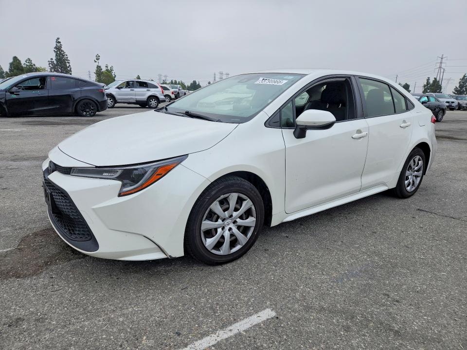 2020 Toyota VIN JTDEPRAE5LJ009212 COPART salvage auction — REAR END, Ca - Salvage Certificate, sold $4,500 on 2026-07-16 (photo 1)